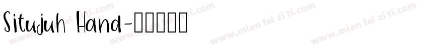 Situjuh Hand字体转换